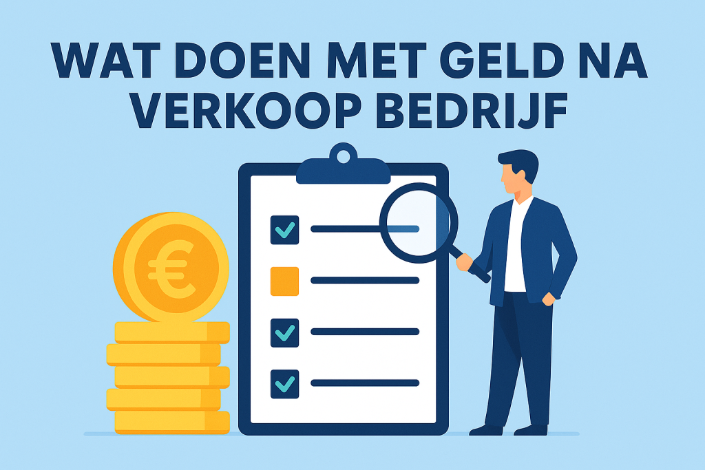 Wat doen met geld na verkoop bedrijf